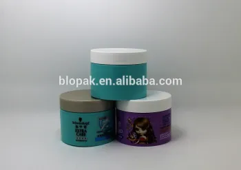 100ml plastic jar for styling wax packaging