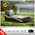DYLG-D1125 Danyalife Poly Rattan Wicker Backyard Patio Sun Bed