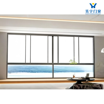 Diseño de ventana corrediza de 80 mm con puente no roto