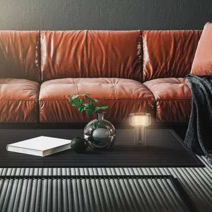 Gila Cordless LED Table Lamp Touch Dimmable Black