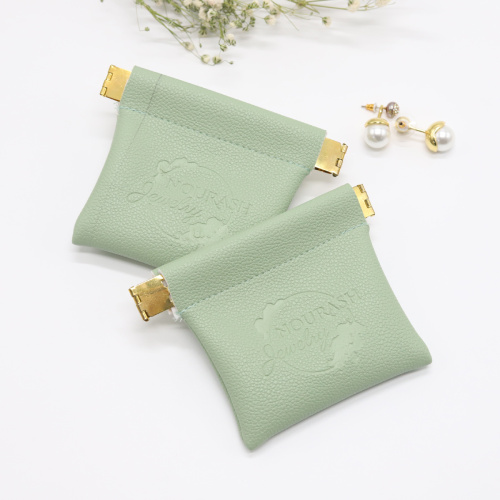 Custom Printed PU Leather Waterproof Jewelry Storage pouch