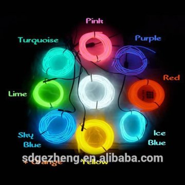 Strong brightness el wire for Christmas decoration Halloween decoration el lighting wire 3.2mm 5m with battery box/inverter