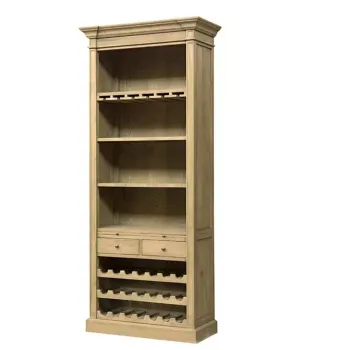 High Quality French Solid Wood Dining Room Furniture - Tall Wine Bar Cabinet