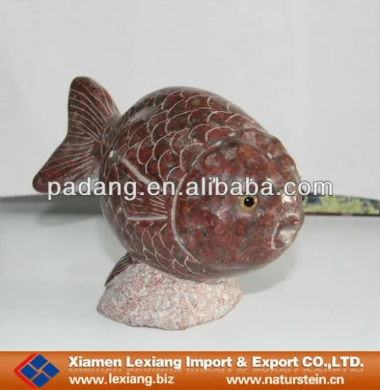 Popular Red Fish Stone Carvings & Sculptures