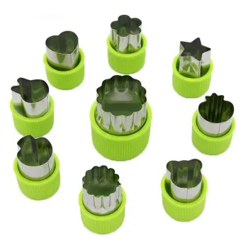 JHY Factory's 9-Piece Stainless Steel Kitchen Baking Tools and Christmas Cookie Cutters Set