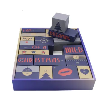 Luxury advent calendar Christmas macaron candy gift box