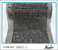 24row Sew On Rhinestone Pearl Mesh