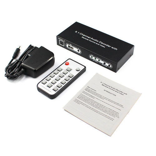 Digital to Analog 5.1 channel audio converter with USB