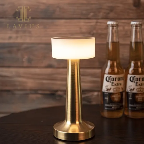 Retro Rechageable Cordless Dimmable Table Lamp For Club