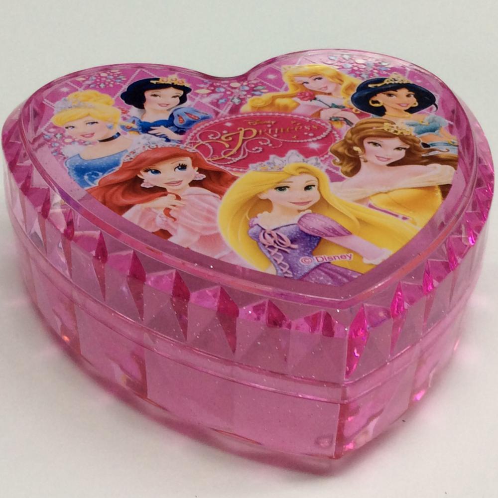 Caja de almacenamiento en forma de corazón mini plástico de Disney