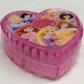 Plastic mini Disney heart shaped storage box