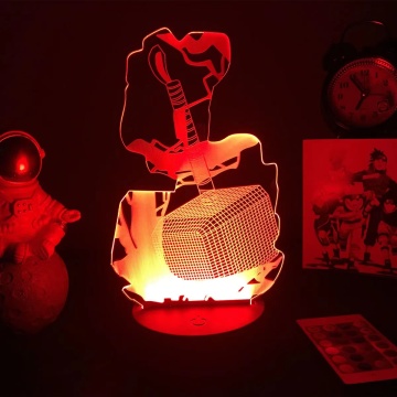 New Thor 4 'Love and Thunder' Design inspiré: lampe de nuit combinant le thème de la télévision et du film avec un éclairage LED
