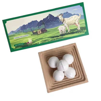 Goat's milk foot bath pill
