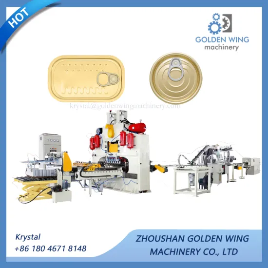 Aluminium EOE SOT Beverage Lid Machine Production Line
