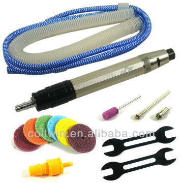 AIR MICRO DIE GRINDING GRINDER POLISHER KIT 70,000 RPM 1/4