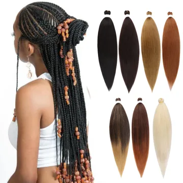 Long Pre Stretched Pre-Stretched Hot Water Setting Braiding Hair Pre Stretch Ombre Braid Professional