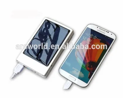 AWC299 6000mah solar charger for fuji power bank battery charger solar power bank