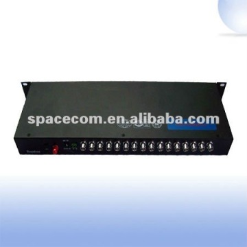 16 Channel Video + 1 Data Channel Optical Transmission Equipment