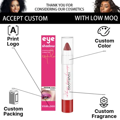 Flora Ruby Korean Vegan Pink Shimmer Cream Eyeshadow Stick