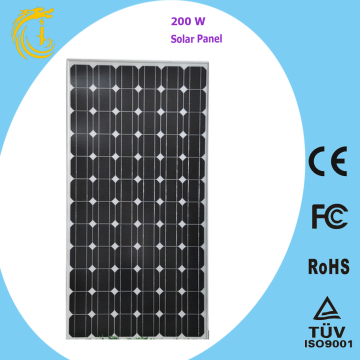 72 celdas de energía solar de silicio monocristalino de 200W