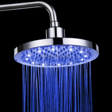 Round LED Shower Head: Modern Bathroom Lighting and Plumbing