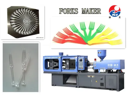 140ton servo motor plastic forks making machine