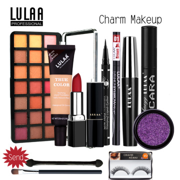 LULAA 8Pcs Daily Use Cosmetics Makeup Sets Make Up Cosmetics Gift Set Tool Kit Makeup Gift