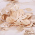 Light Yellow 3D Flower Lace Embroidery