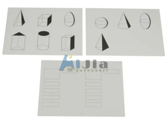 Montessori toy- Geometric Cards 2