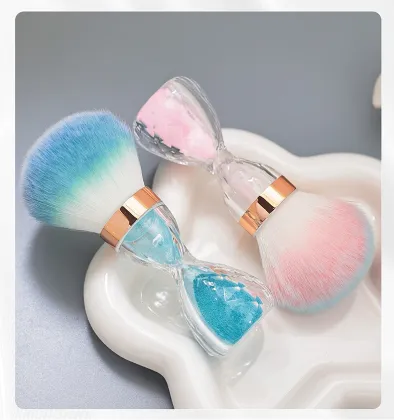 Qianya 2024 Tiktok Ins Hourglass Nail Brush