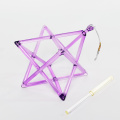 Crystal Merkaba Chakra Purple Transparent Sound Healing