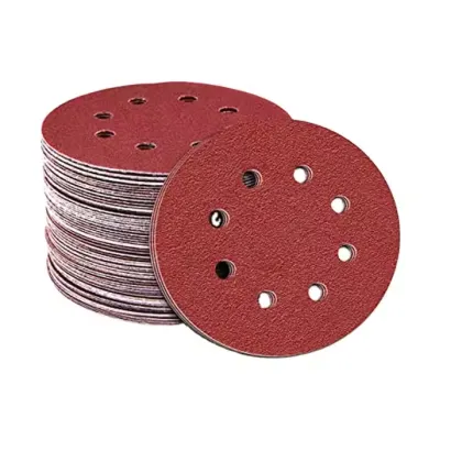 125mm Grinding Round Red Polishing Sandpaper