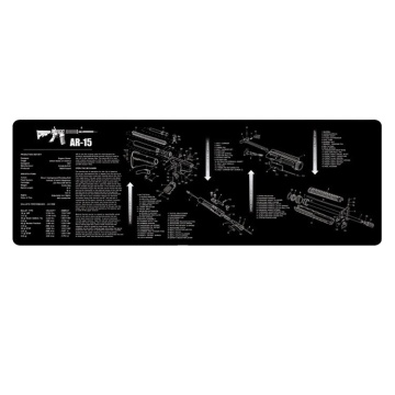 Gun Cleaning Mat: Anti-Slip, Anti-Oil Rubber Pad with Waterproof Cloth Layer for Comprehensive Gun Maintenance