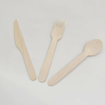 Wooden Cutlery set for airlines