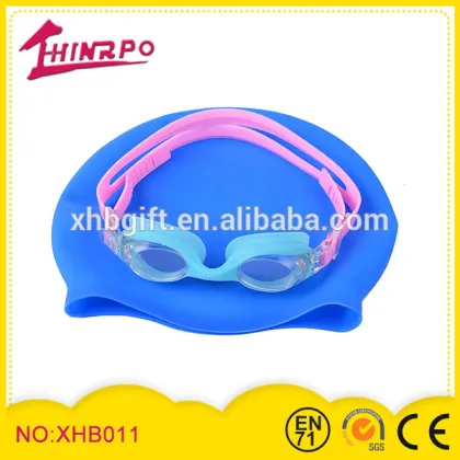 Custom Silicone Material Swimming Cap Printing logo