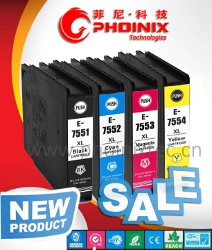 Compatible Printing inkjet cartridge T7551~T7554 for Epson WF-8090DW/8510DWF/8010DW