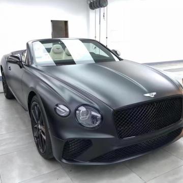 PET Super Matte Black Car Body Vinyl Wrap