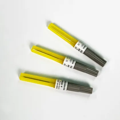 Blood collection needle for vacuum blood collection vessel