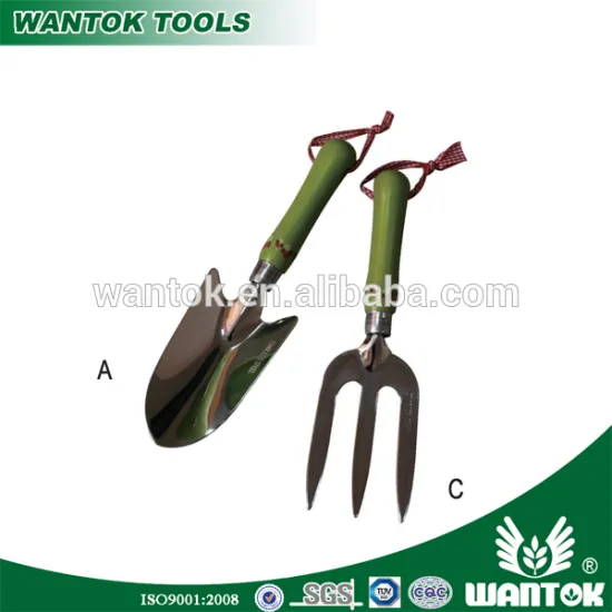 Plastic big grip S/S Garden Tool Set, 2pcs/set