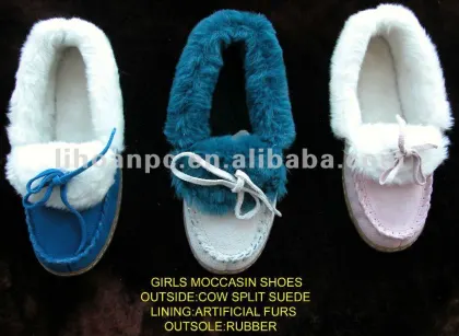 2012 girls moccasin shoes