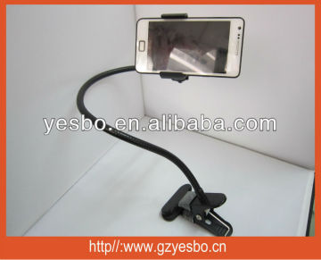lazy phone holder Rotating universal mobile phone holder with gooseneck