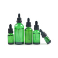 botellas verdes de gotero de vidrio de 5 ml para aceite esencial