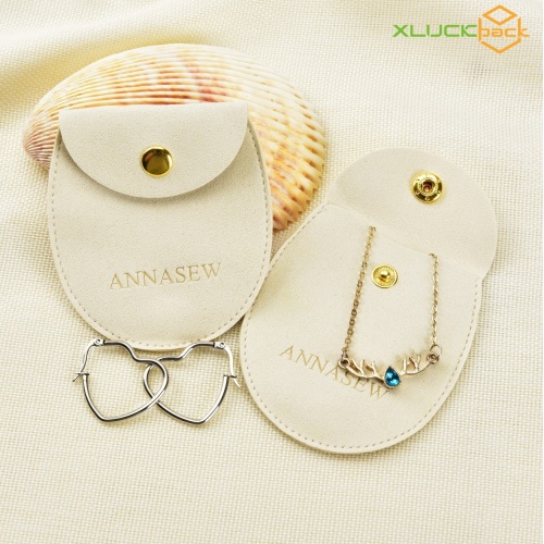 Elegant Ultra-Fine Velvet Jewelry Bag with Snap