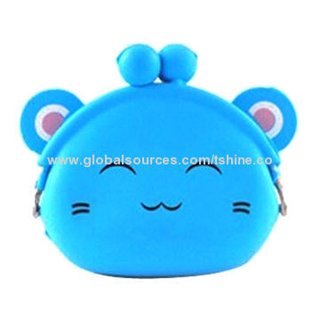 Hot Sale Silicone Coin Wallet, Measures 104 x 40 x 88mm