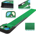 Entrenador de práctica de retorno automático de pelota Golf Putting Green