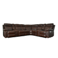 Good Quality Living Room Leather Power Corner Sofa