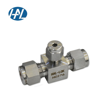 Hastelloy C-276 Double Ferrule Tube Fittings - Reducing Union Tee