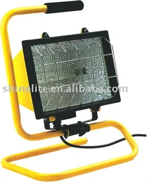 1000w portable halogen light with support