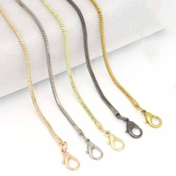 BC040 yang dapat disesuaikan dengan rantai ular lebar 120cm: aksesori perangkat keras serbaguna untuk dompet, tali bahu, pegangan tas tangan, dan rantai tas