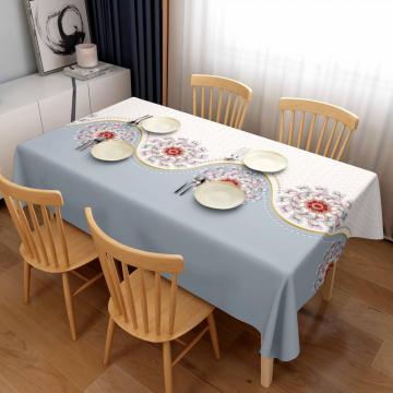 hot sale Pvc printed glossy tablecloth by roll